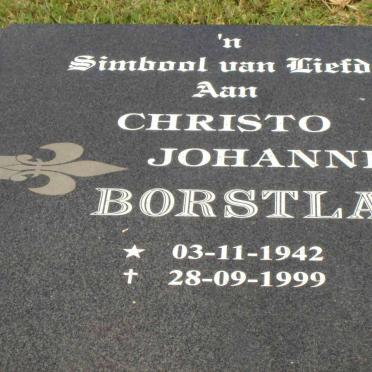 BORSTLAP Christo Johannes 1942-1999
