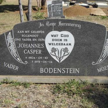 BODENSTEIN Johannes Casper 1904-1978
