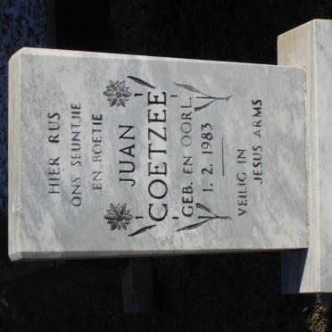 COETZEE Juan 1983-1983