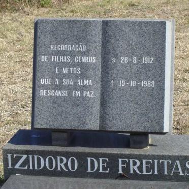 FREITAS Izidoro, de 1912-1988