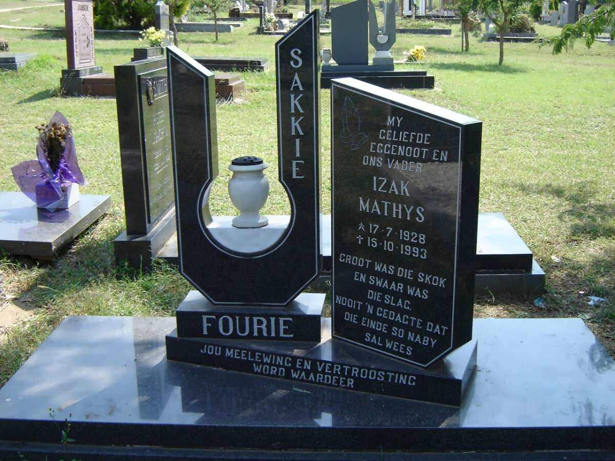 FOURIE Izak Mathys 1928-1993