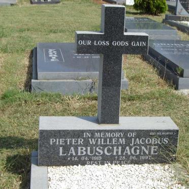 LABUSCHAGNE Pieter Willem Jacobus 1915-1997
