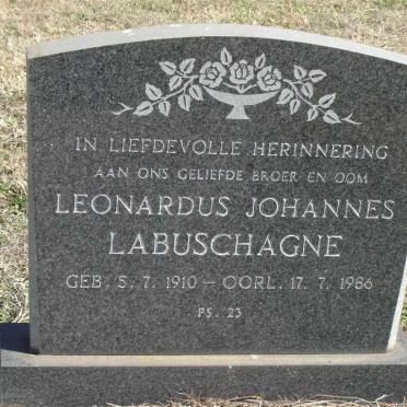 LABUSCHAGNE Leonardus Johannes 1910-1986