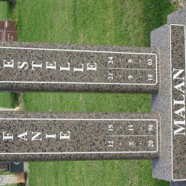 MALAN Fanie 1920-1996 &amp; Estelle 1918-2003
