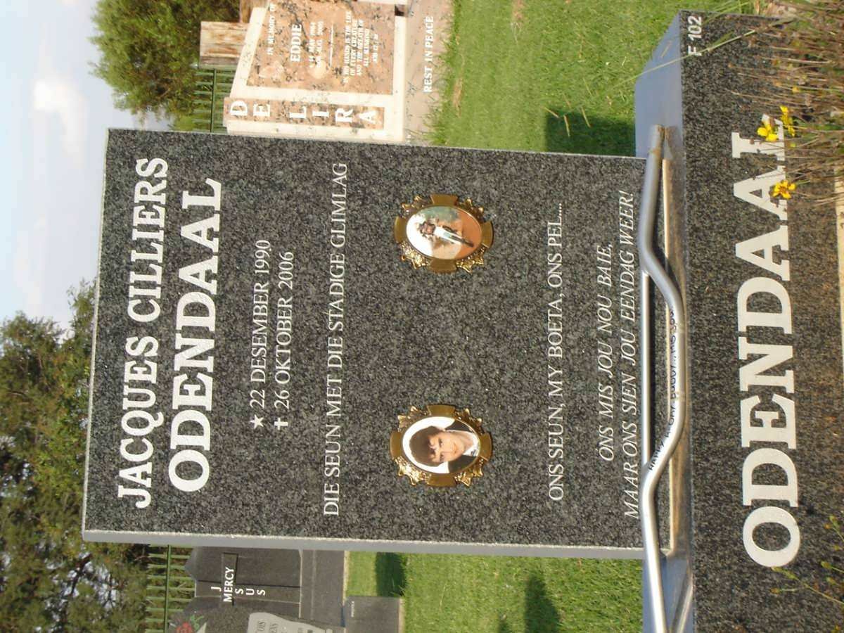 ODENDAAL Jacques Cilliers 1990-2006