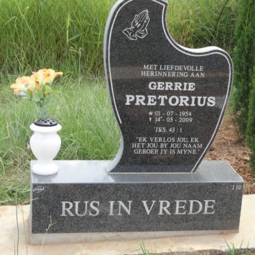 PRETORIUS Gerrie 1954-2009