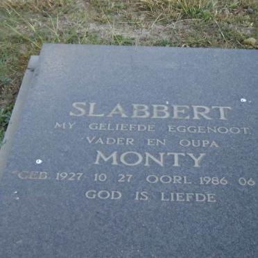 SLABBERT Monty 1927-1986