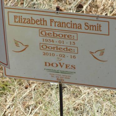 SMIT Elizabeth Francina 1934-2010