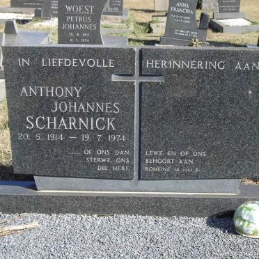 SCHARNICK Anthony Johannes 1914-1974