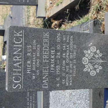 SCHARNICK Daniel Frederik 1955-1976