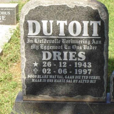TOIT Dries, du 1943-1997