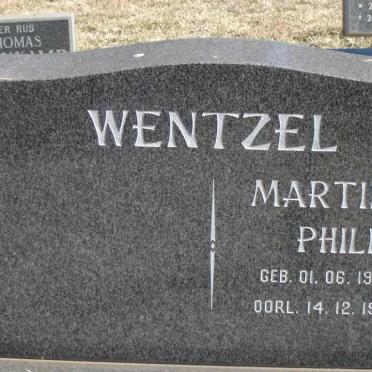 WENTZEL Martin Phillip 1936-1986