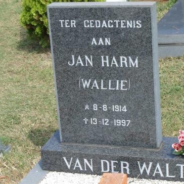WALT Jan Harm, van der 1914-1997