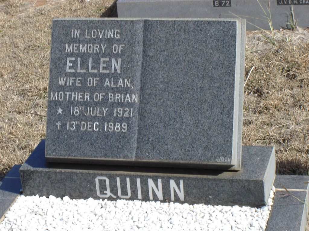 QUINN Ellen 1921-1989