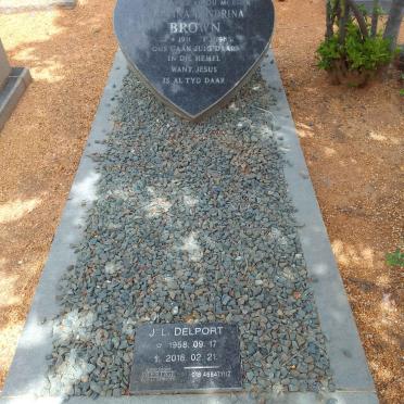 BROWN Johanna Hendrina 1911-1983 :: DELPORT J.L. 1958-2018