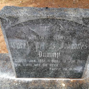 DUMINY Carel Petrus Johannes 1951-1951