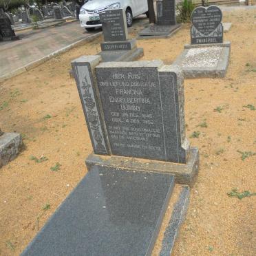 DUMINY Francina Engelbertina 1945-1952