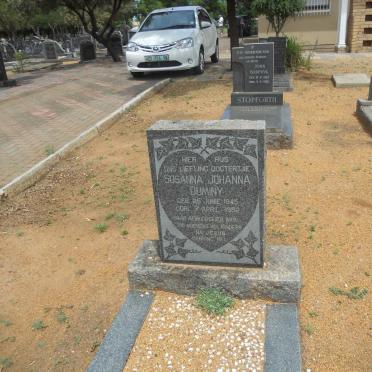 DUMINY Susanna Johanna 1945-1952