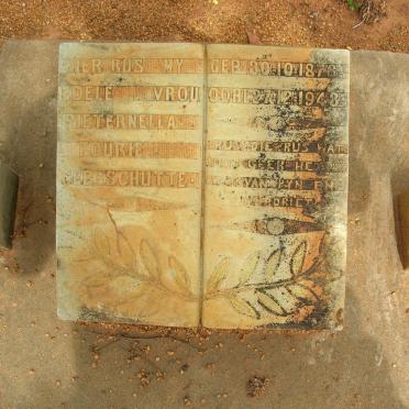 FOURIE Pieternella nee SCHUTTE 1876-1943