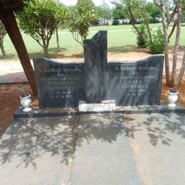 HAVENGA Hermanus Christoffel 1917-2000 &amp; Anna Catharina 1922-2001