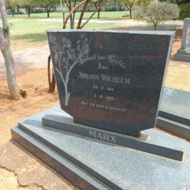 MARX Johann Wilhelm 1918-1989