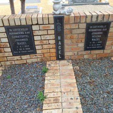 NAGEL Christoffel Johannes 1944-1989 &amp; Johanna Helena 1948-2014