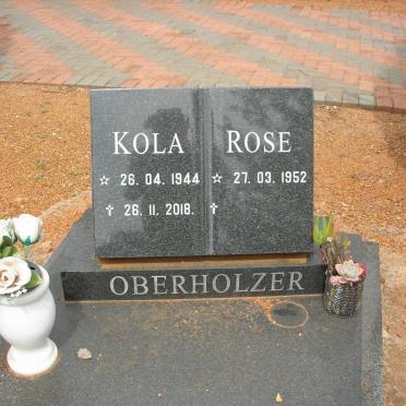 OBERHOLZER Kola 1944-2018 &amp; Rose 1952