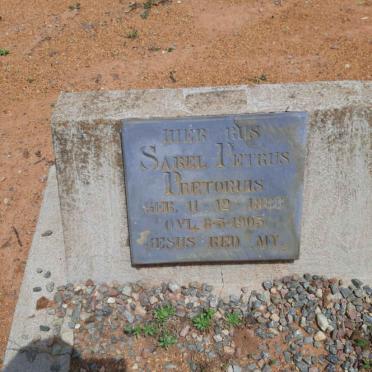 PRETORIUS Sarel Petrus 1888-1905