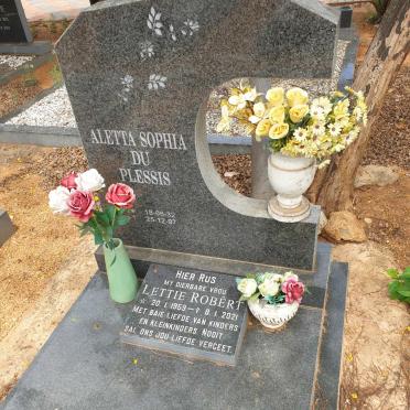 PLESSIS Aletta Sophia, du 1932-1997 :: ROBERT Lettie 1959-2021