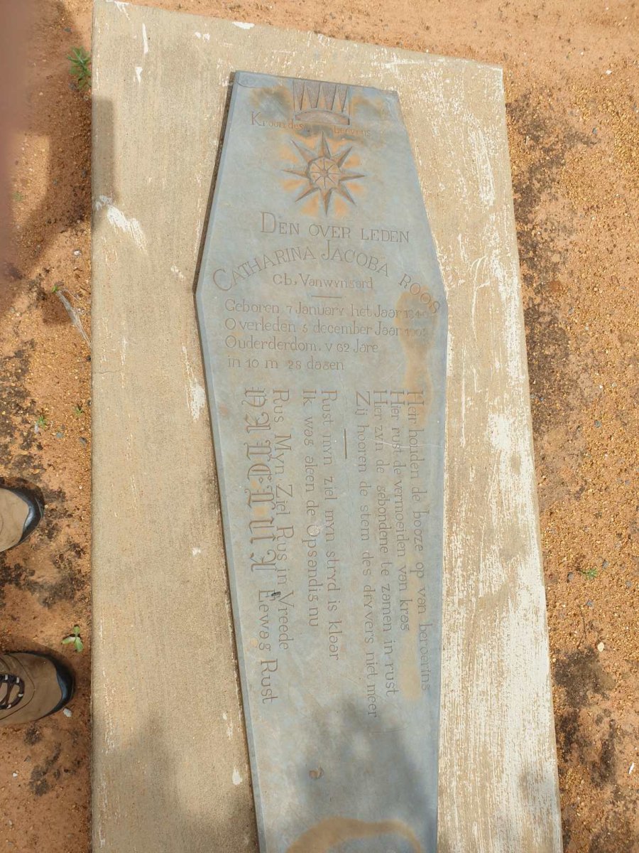 ROOS Catharina Jacoba nee VANWYNGARD 1840-1902