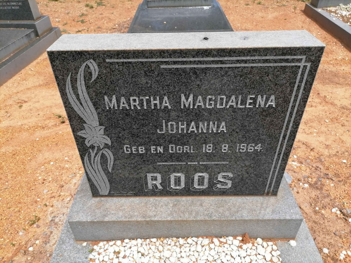 ROOS Martha Magdalena Johanna 1964-1964
