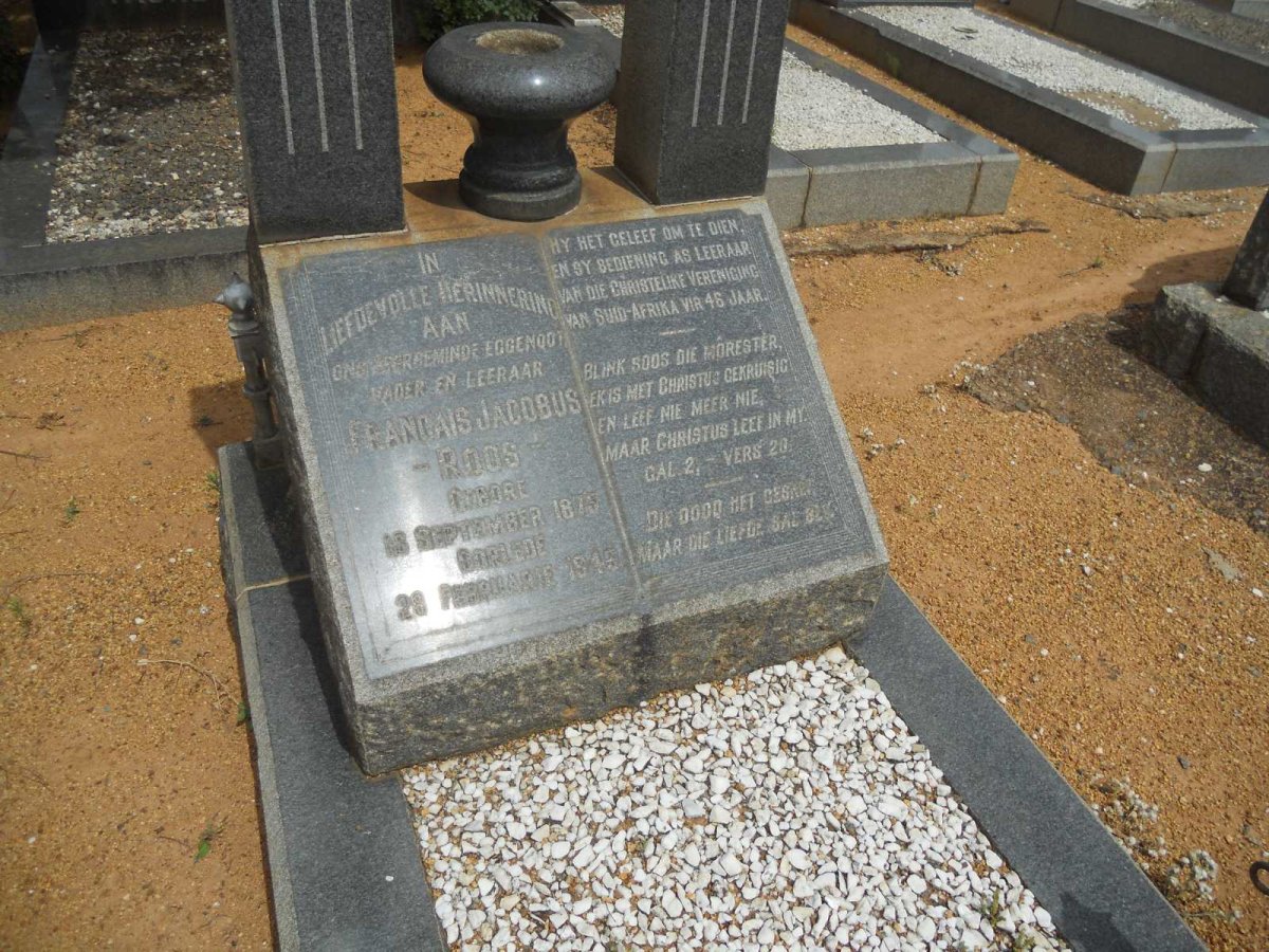 ROOS Francais Jacobus 1875-1945