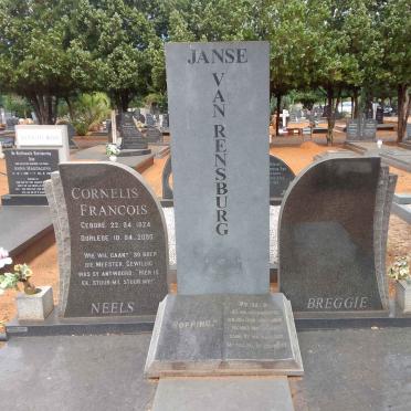 RENSBURG Cornelis Francois, Janse van 1924-2000 &amp; Breggie