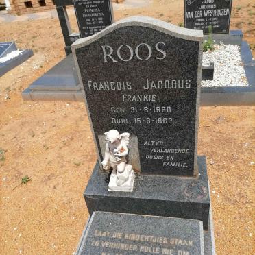ROOS Francois Jacobus 1960-1962