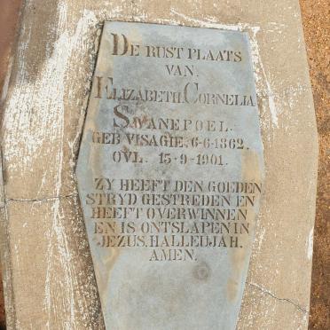 SWANEPOEL Elizabeth Cornelia nee VISAGIE 1862-1901