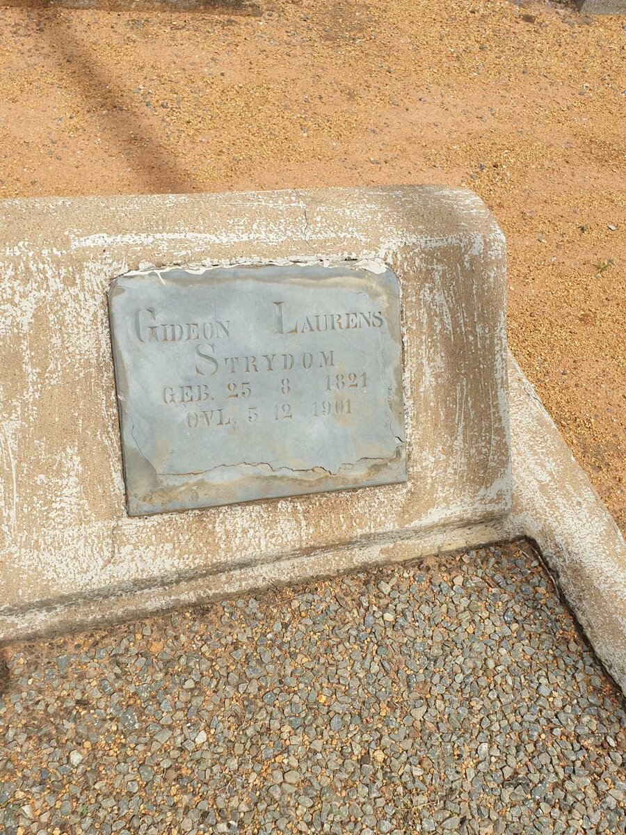STRYDOM Gideon Laurens 1821-1901