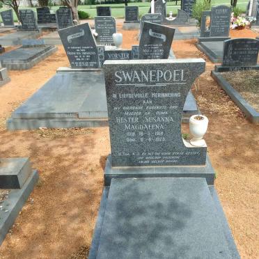 SWANEPOEL Hester Susanna Magdalena 1914-1973
