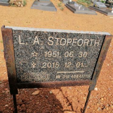 STOPFORTH L.A. 1951-2015