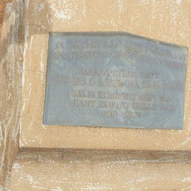 SMIT Sarel Petrus 1865-1909