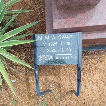 SWART M.M.A. 1925-2020 