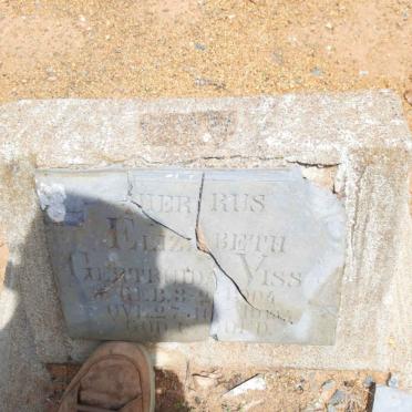 VISSER Elizabeth Gertruida 1904-19??