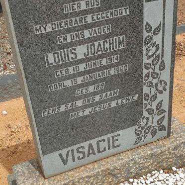 VISAGIE Louis Joachim 1914-1960