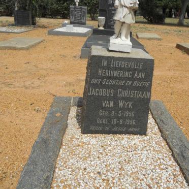 WYK Jacobus Christiaan, van 1956-1956