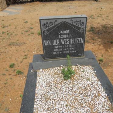 WESTHUIZEN Jacob Jacobus, van der 1975-1975