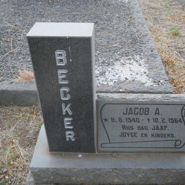 BECKER Jacob A. 1940-1964