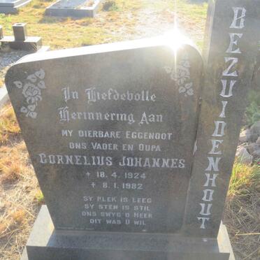 BEZUIDENHOUT Cornelius Johannes 1924-1982