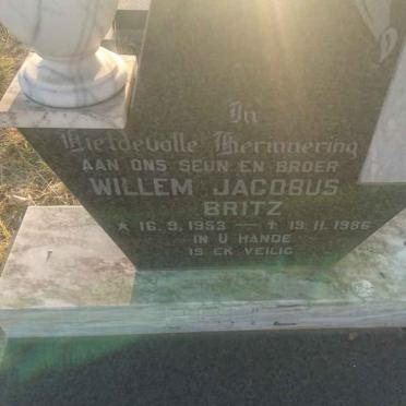 BRITZ Willem Jacobus 1953-1986