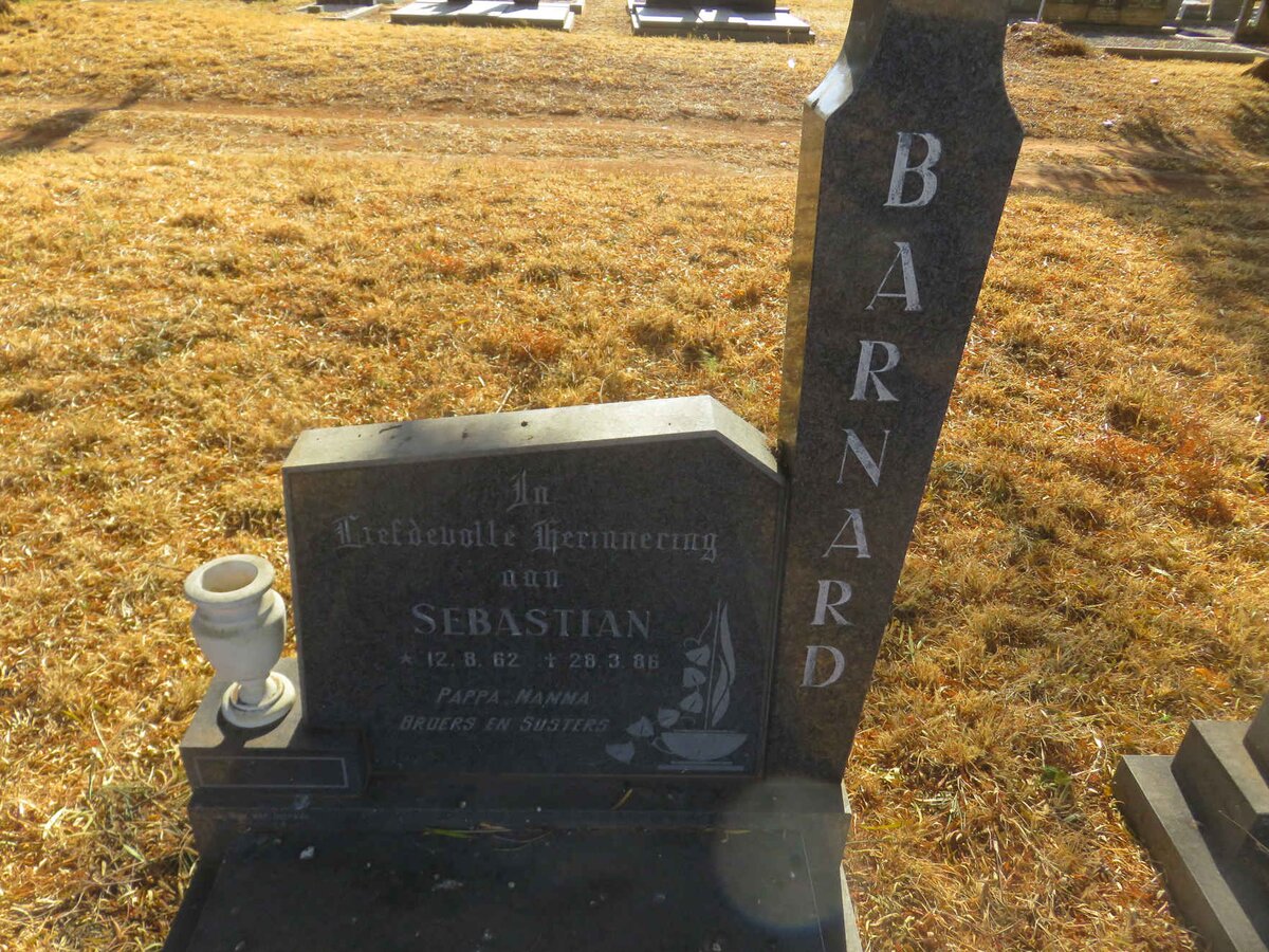 BARNARD Sebastian 1962-1986