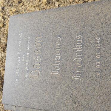 BASSON Johannes Fredrikus 1948-1982