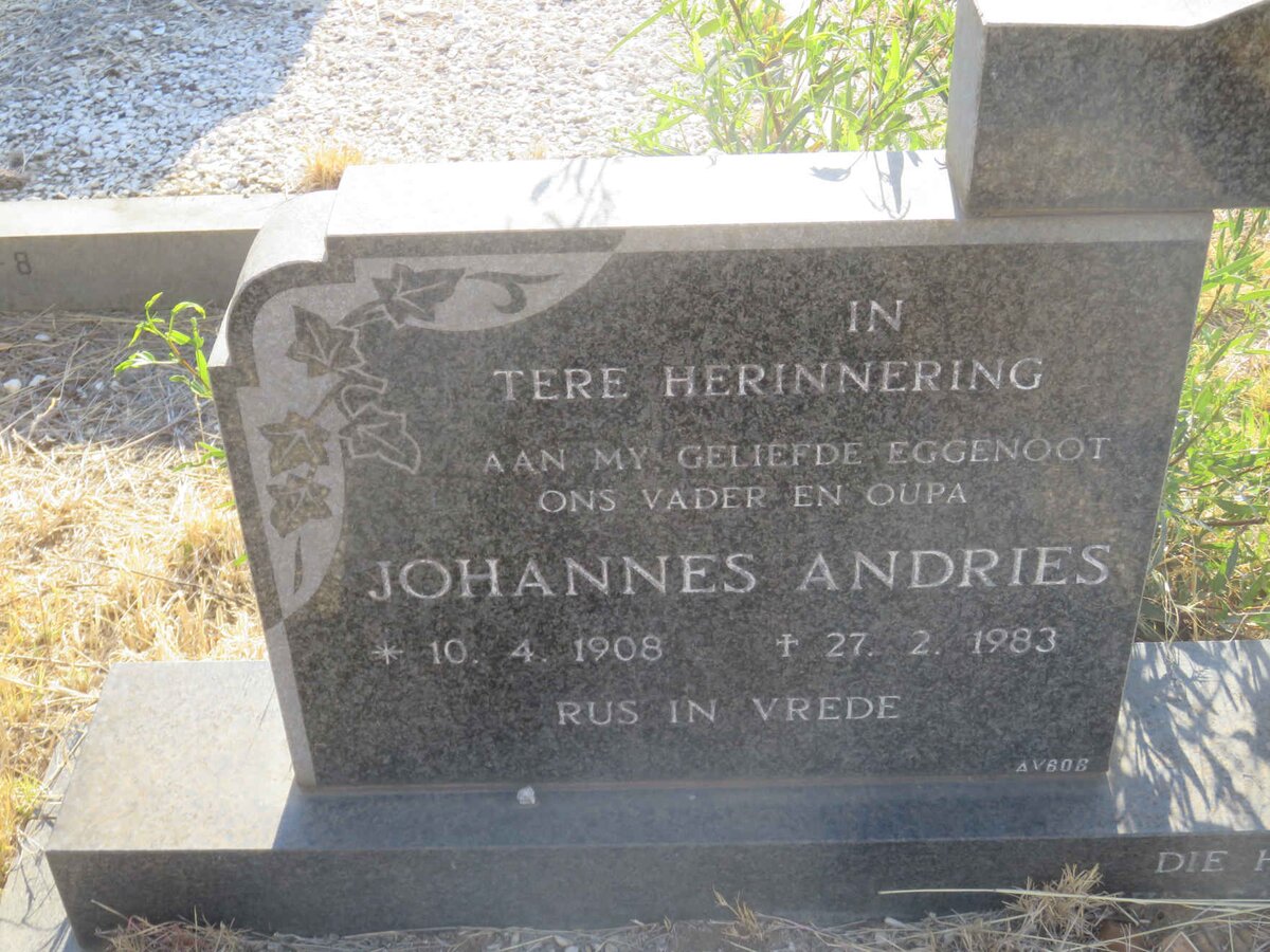 BEUKES Johannes Andries 1908-1983
